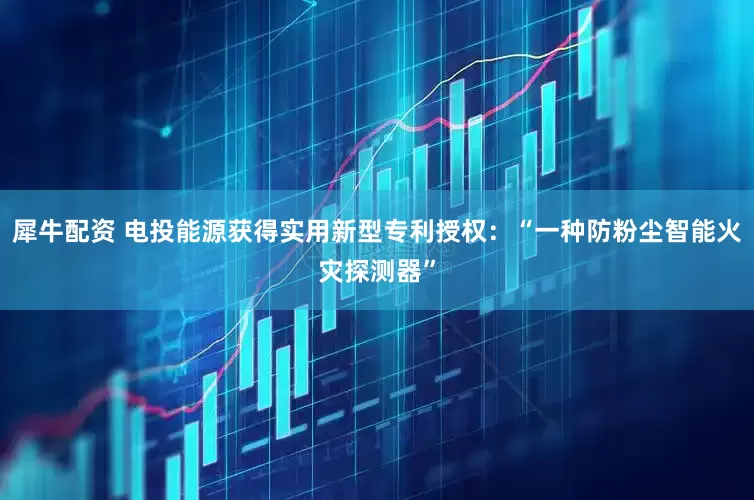 犀牛配资 电投能源获得实用新型专利授权：“一种防粉尘智能火灾探测器”